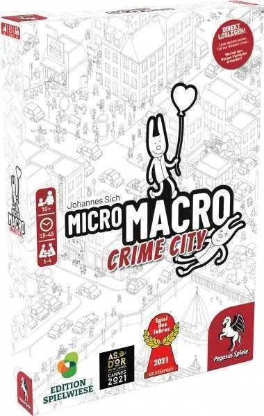 PEGASUS SPIELE MICROMACRO: CRIME CITY JOGO DE TAB.