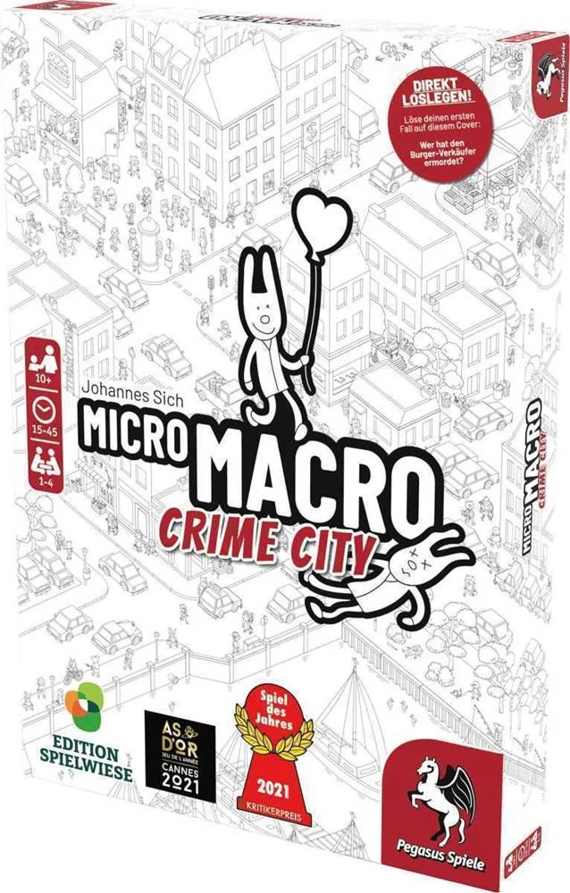 PEGASUS SPIELE MICROMACRO: CRIME CITY JOGO DE TAB.