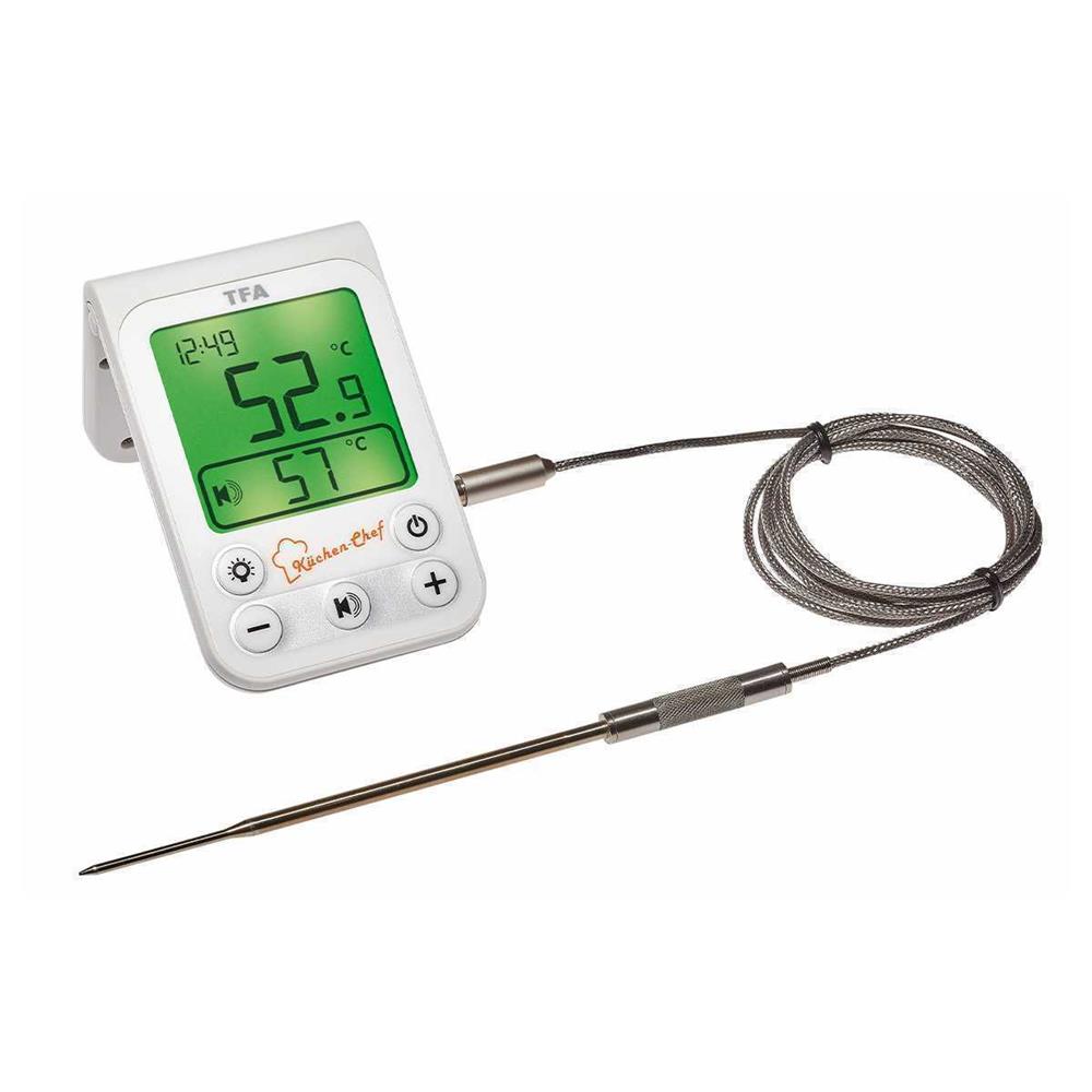 Tfa 14.1510.02  Kitchen Chef Digital Bbq Meat Thermometer