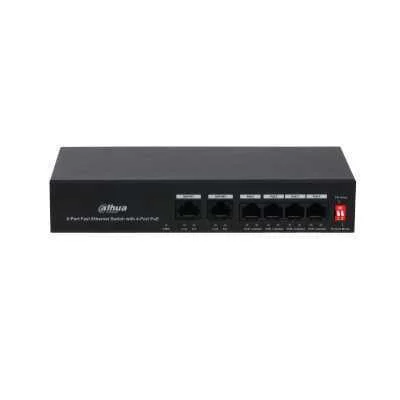 Net Switch 4port 4poe 100m/Pfs3006-4et-36 Dahua