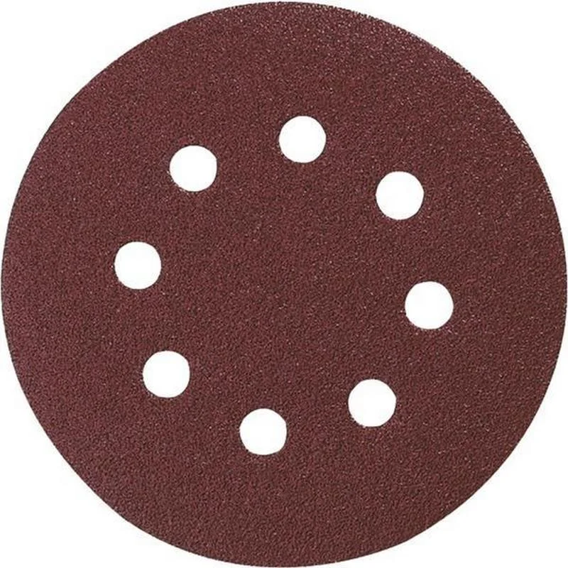 Folha de lixa Velcro, 125mm, K80
