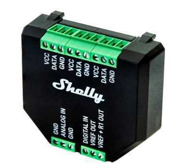Shelly Plus Sensor Add-On (For Shelly Plus Series Relays)