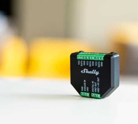 Shelly Plus Sensor Add-On (For Shelly Plus Series Relays)