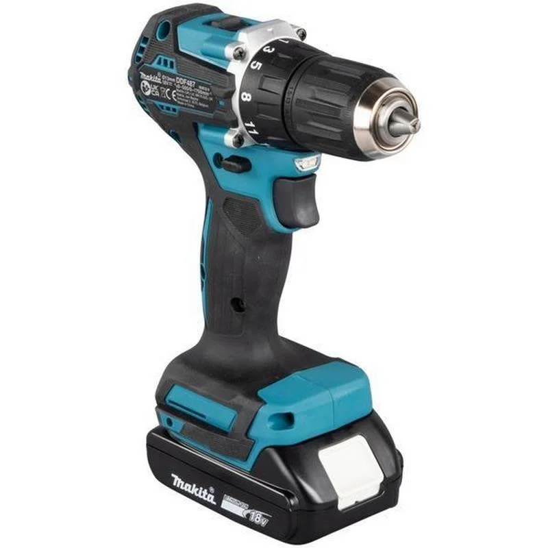 Berbequim sem fio Makita DDF487RAJ