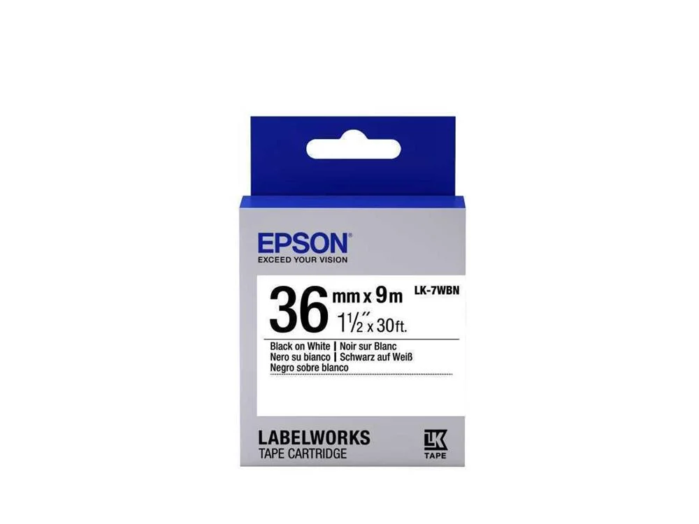 Epson Lk-7wbn Etiquetadora Preto Sobre Branco