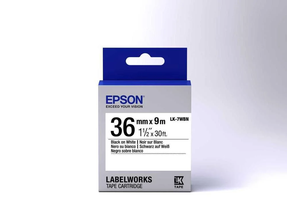Epson Lk-7wbn Etiquetadora Preto Sobre Branco