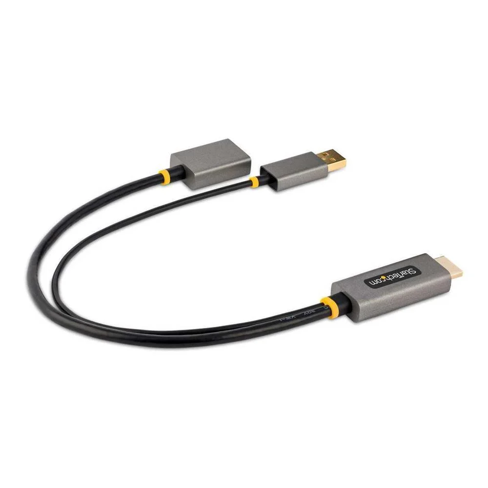 Startech.Com 1ft (30cm) Hdmi To Displayport Adapter, Active 4k 60hz Hdmi Source To Dp Monitor Adapte