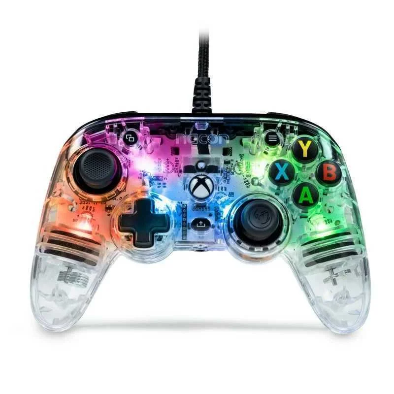 Nacon Pro Compact Colorlight Preto, Transparente .