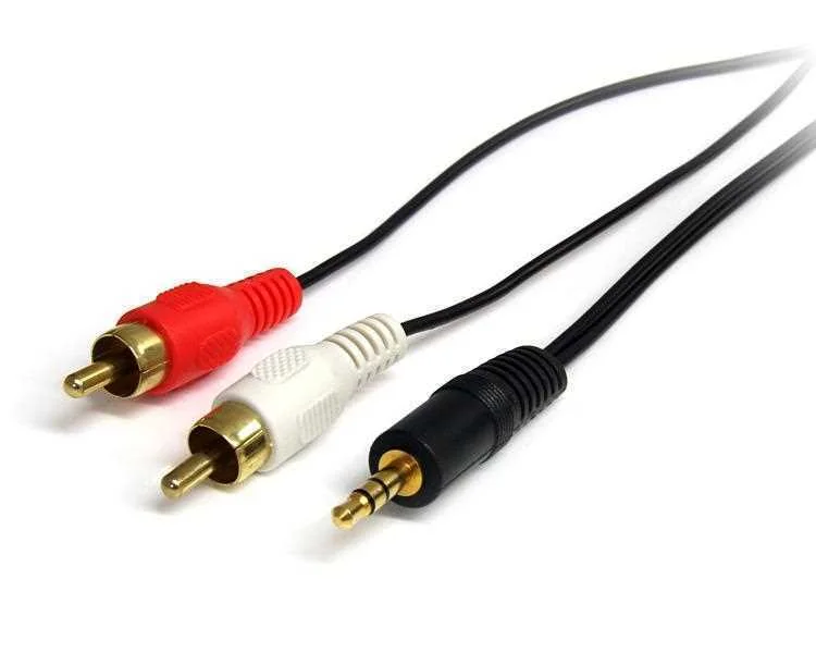 Startech.Com 0.92m, 3.5mm/2xrca, M/M Cabo de Áudi.