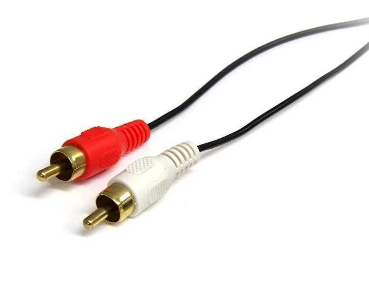 Startech.Com 0.92m, 3.5mm/2xrca, M/M Cabo de Áudi.