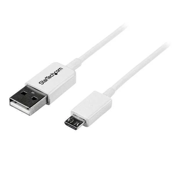 Cabo Usb a Macho - Micro-Usb B Macho Branco 2 Mts - Startech