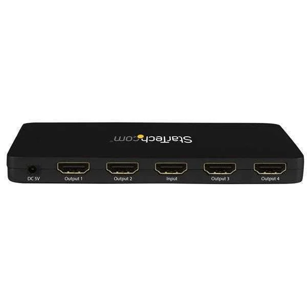 Comutador Hdmi Startech St124hd4k Preto 