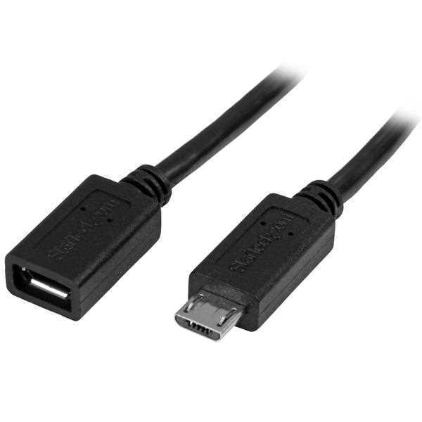 STARTECH.COM CABO DE EXTENSÃO MICRO-USB - M/F - 0.