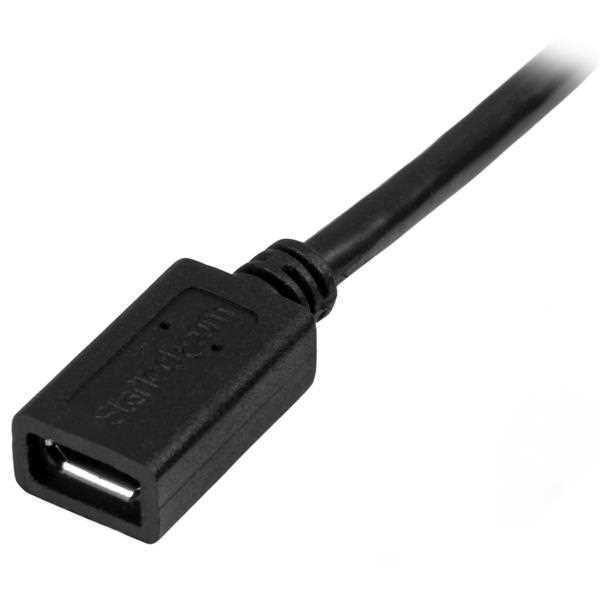 STARTECH.COM CABO DE EXTENSÃO MICRO-USB - M/F - 0.