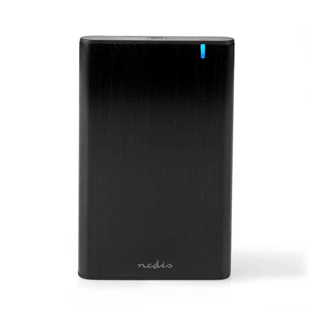 Caixa de Disco Nedis Hdde25410bk Preto