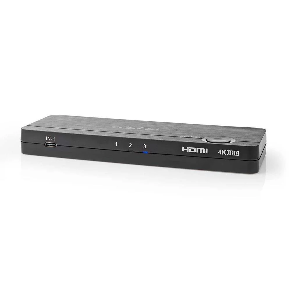 Nedis Vcon6430at Comutador de Vídeo Hdmi