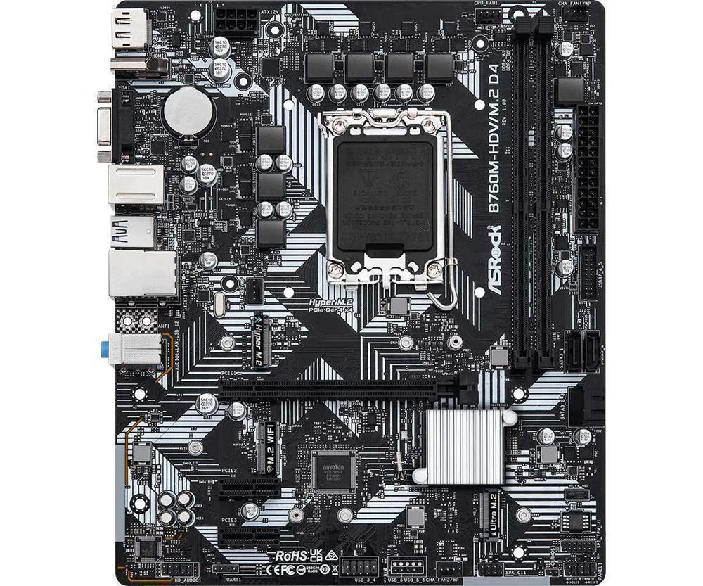 Asrock B760m-Hdv/M.2 D4 Intel B760 Lga 1700 Micro.