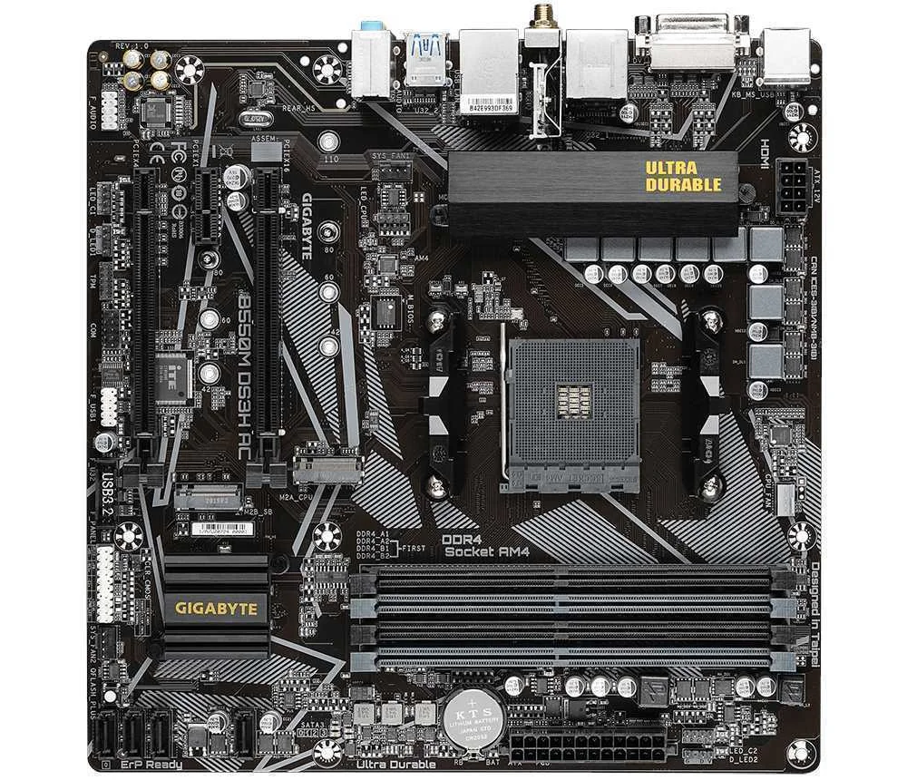 Gigabyte B550m Ds3h Ac Amd B550 Socket Am4 Micro .