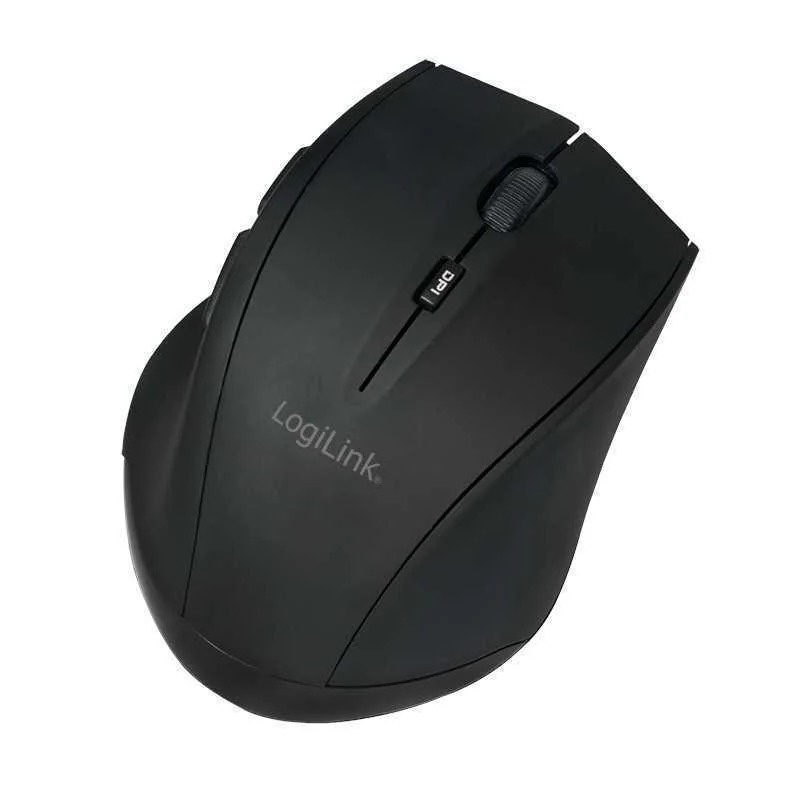 Logilink Maus Bluetooth 2.4 Ghz 1600dpi Laser Scroll Black