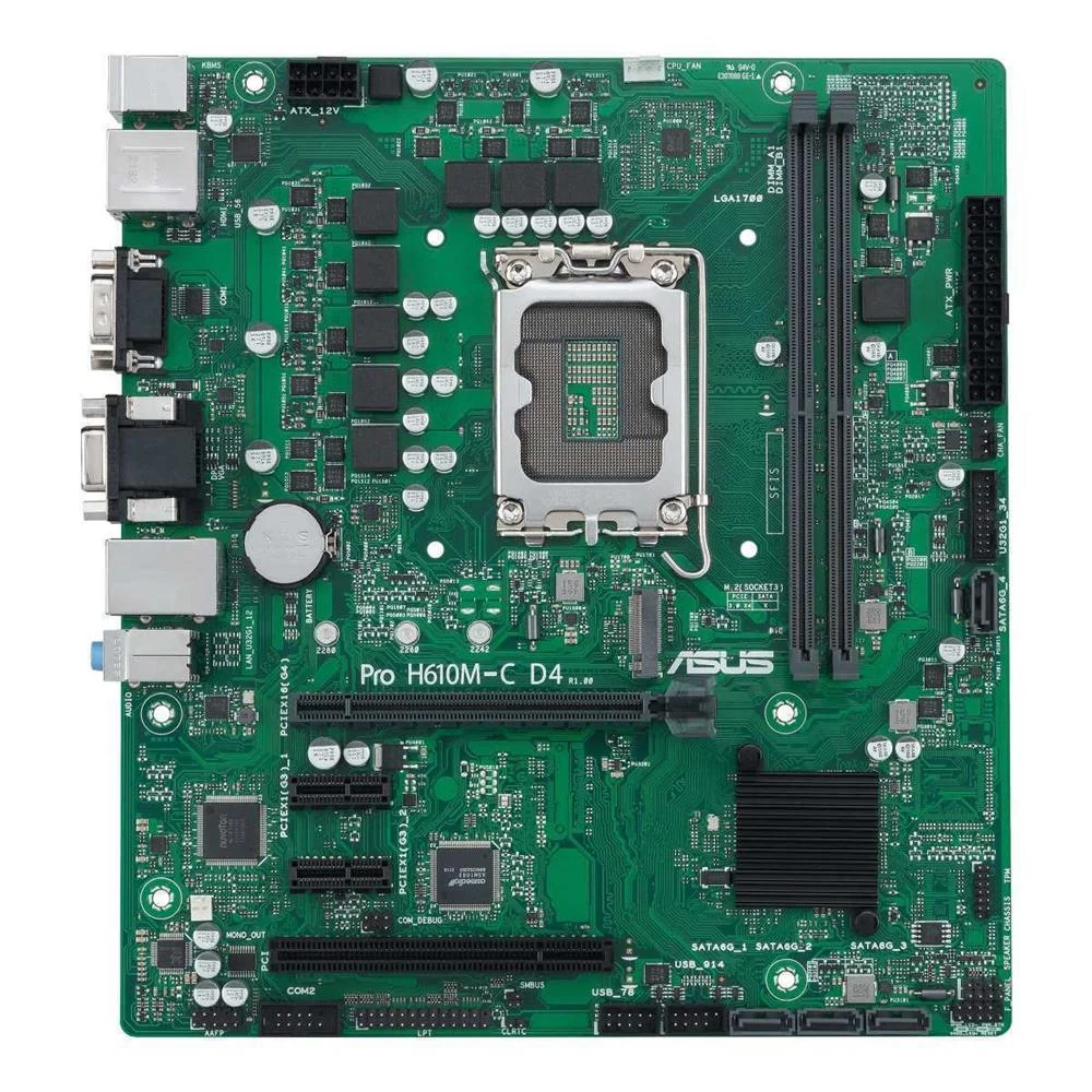 Asus Pro H610m-C D4-Csm Intel H610 Lga 1700 Micro Atx