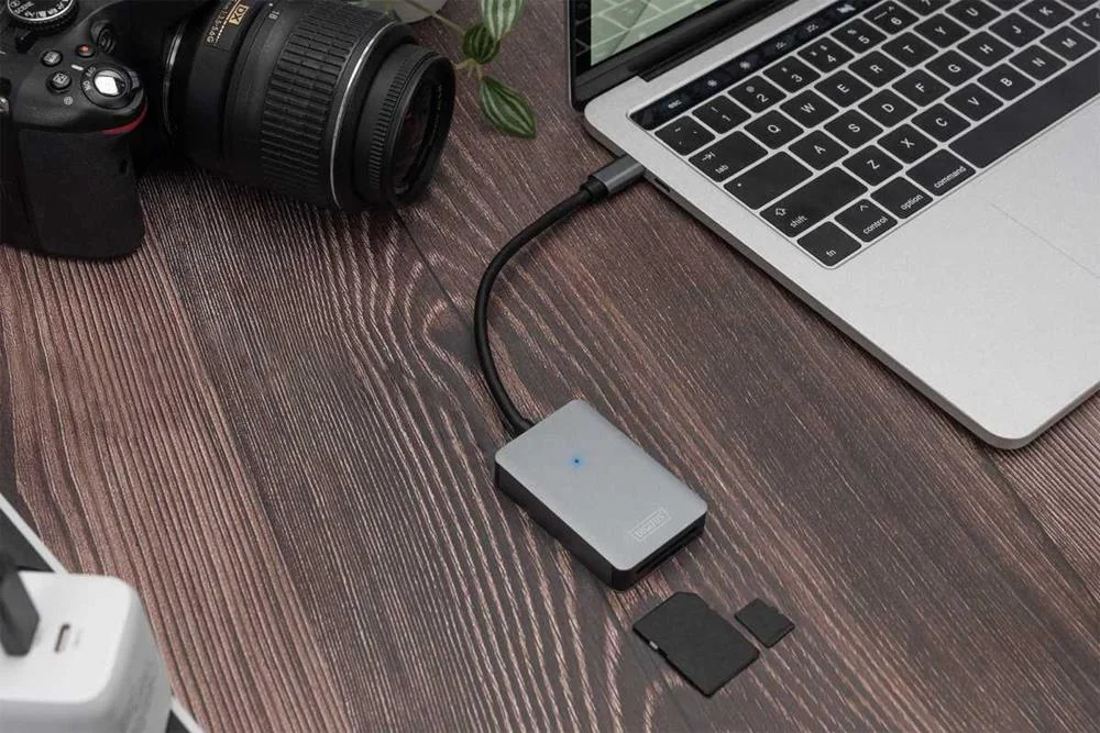 DIGITUS DA-70333 LEITOR DE CARTÕES USB 2.0 TYPE-C.