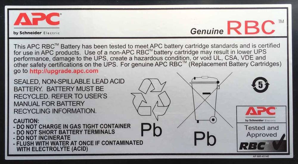 REPLACABLE BATTERY FOR SMT1000IACCS