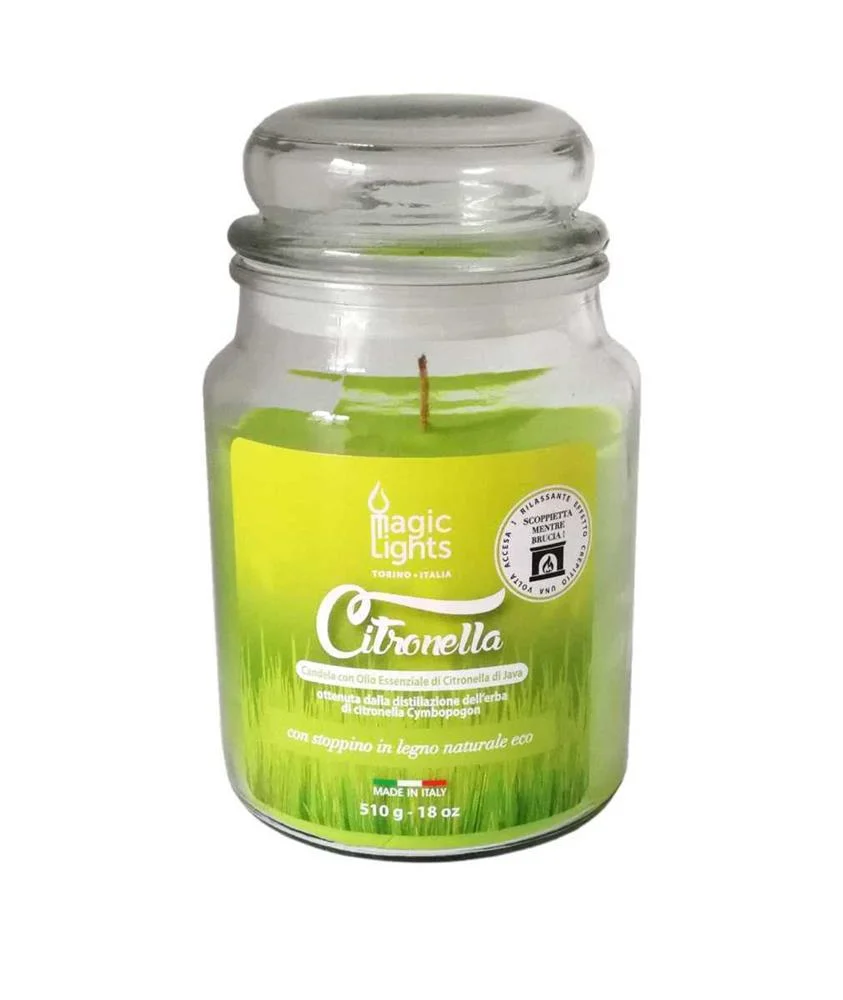 Vela Citronela em Frasco 510ml Magic Lights