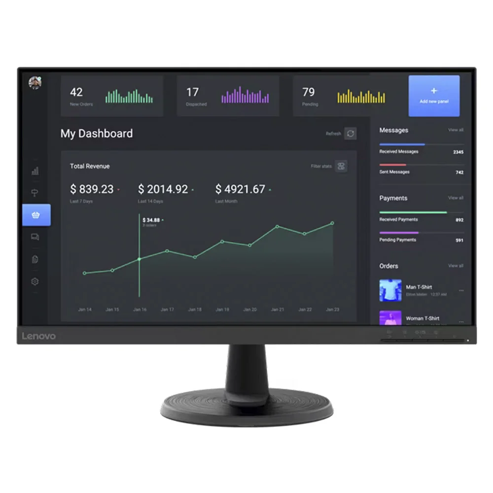 Monitor Lenovo D24-40 Va 23.8" Fhd 16:9 75hz