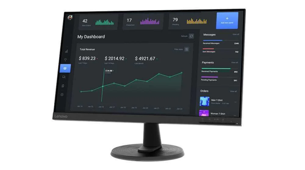 Monitor Lenovo D24-40 Va 23.8" Fhd 16:9 75hz