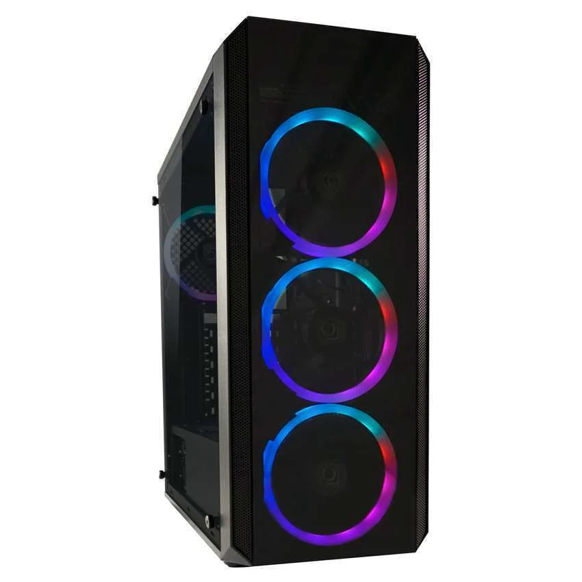 Lc-Power Geh Midi Gaming 703b Quad-Luxx O.N. (B)