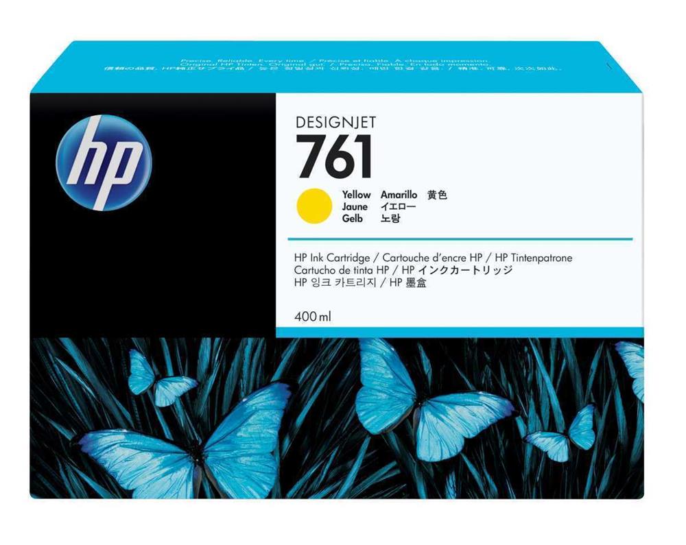 Hp Tinteiro Designjet 761 Amarelo de 400 Ml