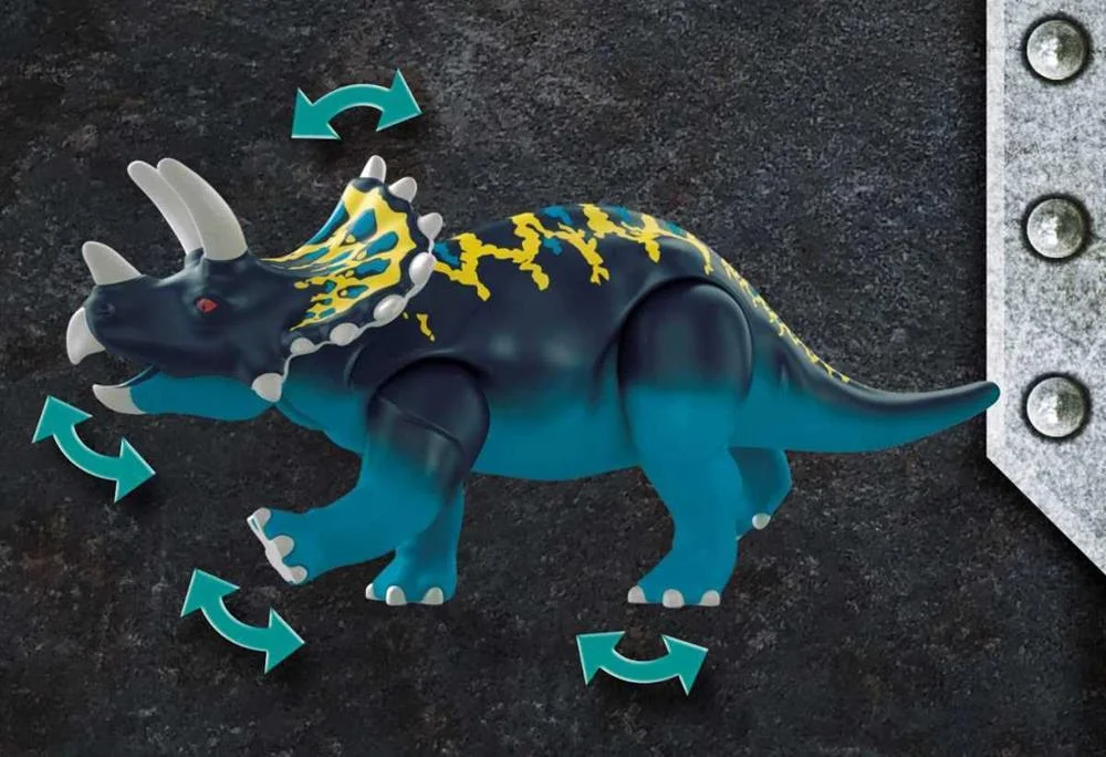 PLAYMOBIL TRICERATOPS: BATTLE FOR THE LEGENDARY S.