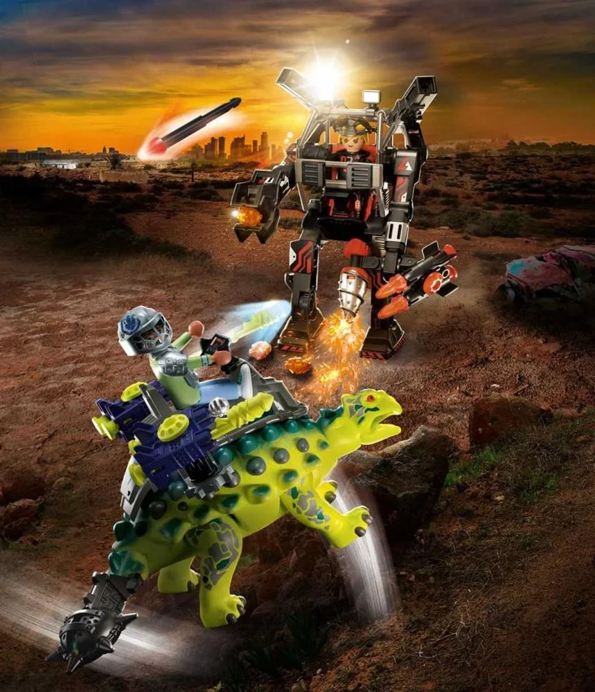 Playset Dino Rise Saichania Playmobil (73 Pcs) 