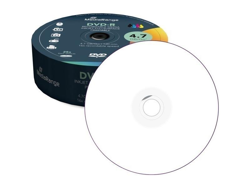 Dvd-R em Branco Mediarange 4.7 Gb