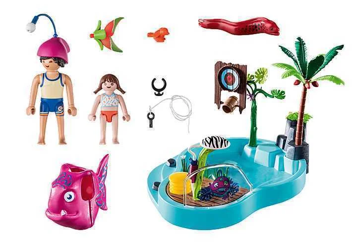 Playset Playmobil 70610 Family Fun Jogos Atividades Aquáticas 