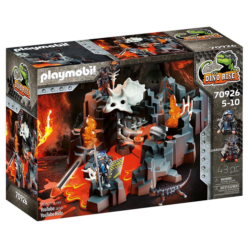 Playset Playmobil Dino Rise Lava Fountain Guardia.