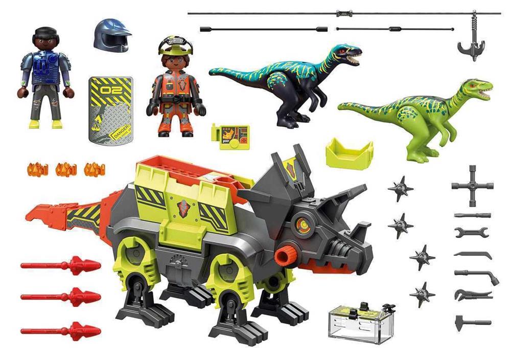 Playset Playmobil Dino Rise Robo-Dino Combat Mach.