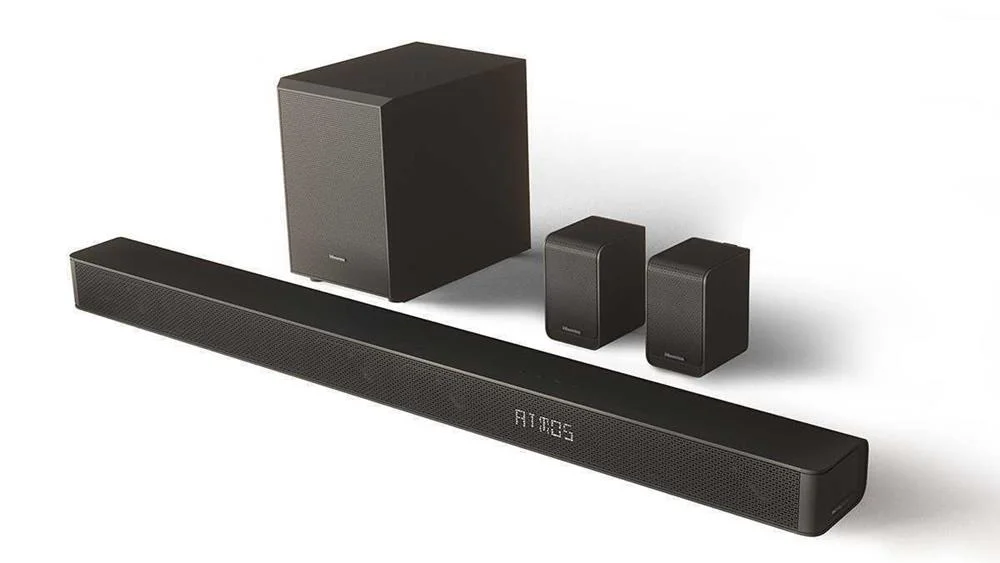 Soundbar Hisense 5.1 340w C/Subwoofer Sem Fios - Ax5100g