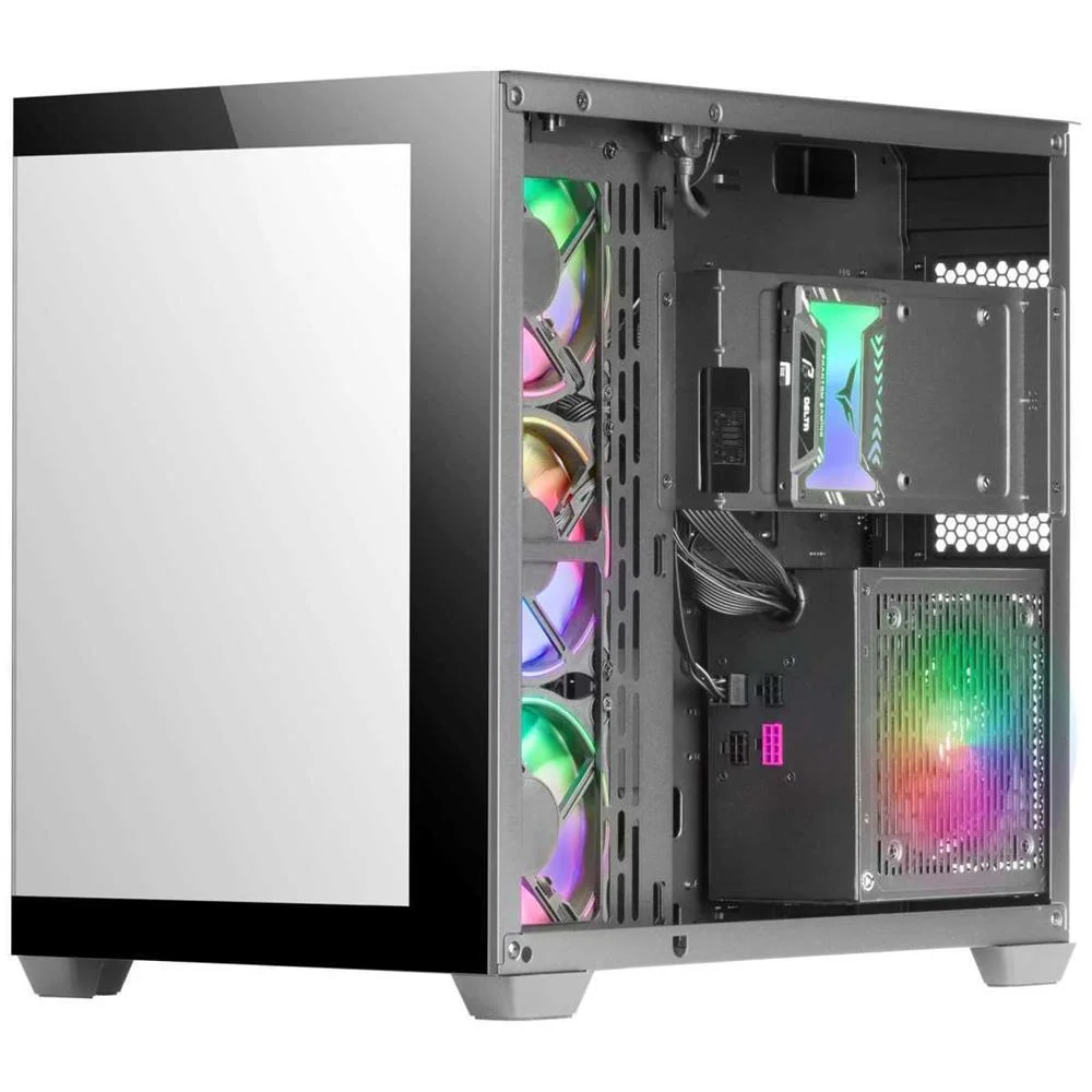 Caixa E-Atx Mcv4 Xxl Vidro Temperado Preto - Mars Gaming