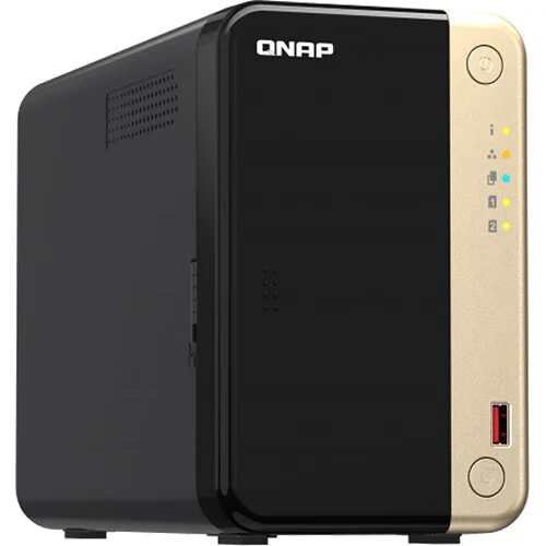 Nas Ts-264 2 Baías 8gb Intel Celeron N5095 X86 64 Bits - Qnap