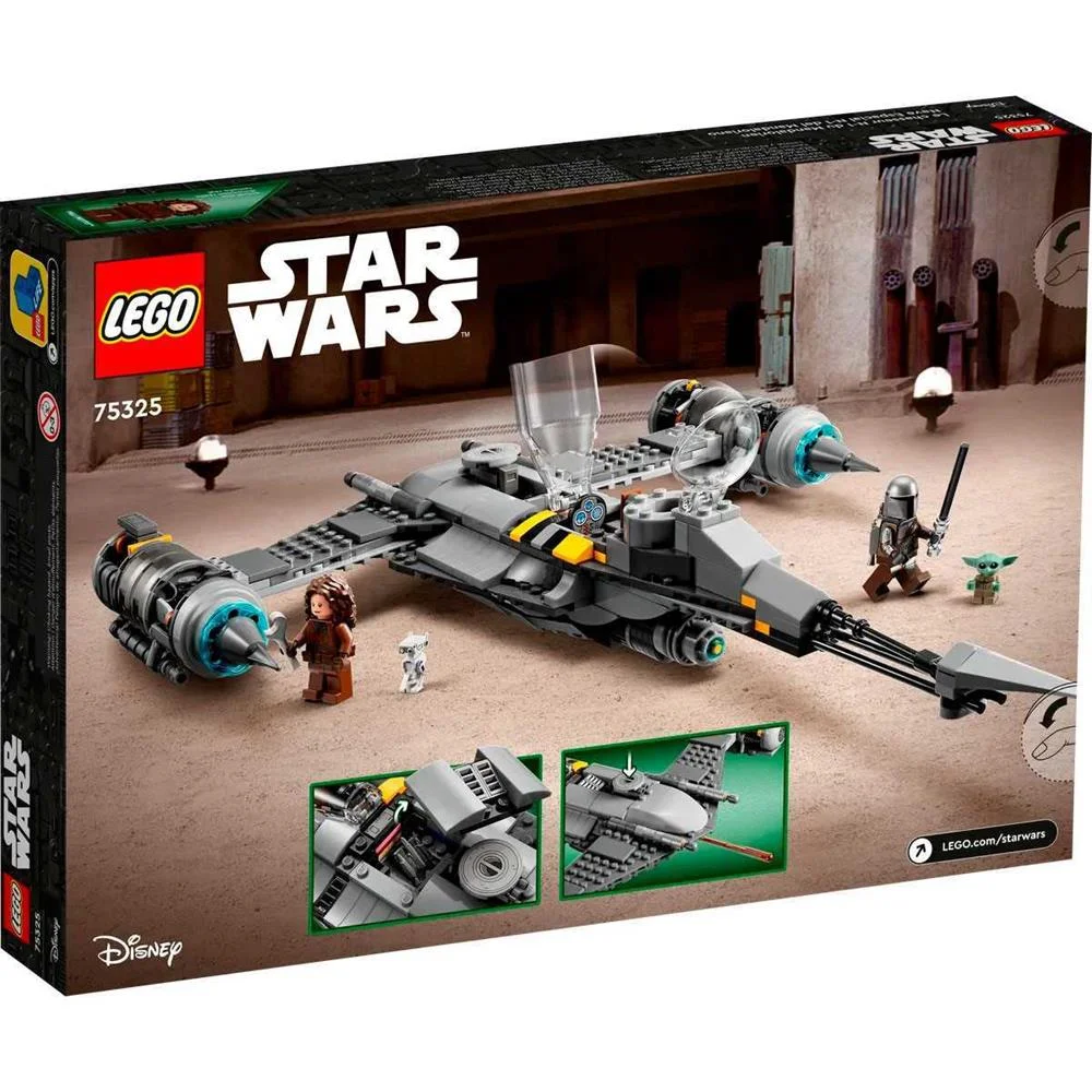 Lego Star Wars: o Starfighter N-1 do Mandalorian | Idades 9+ | 412 Peças | Item 75325