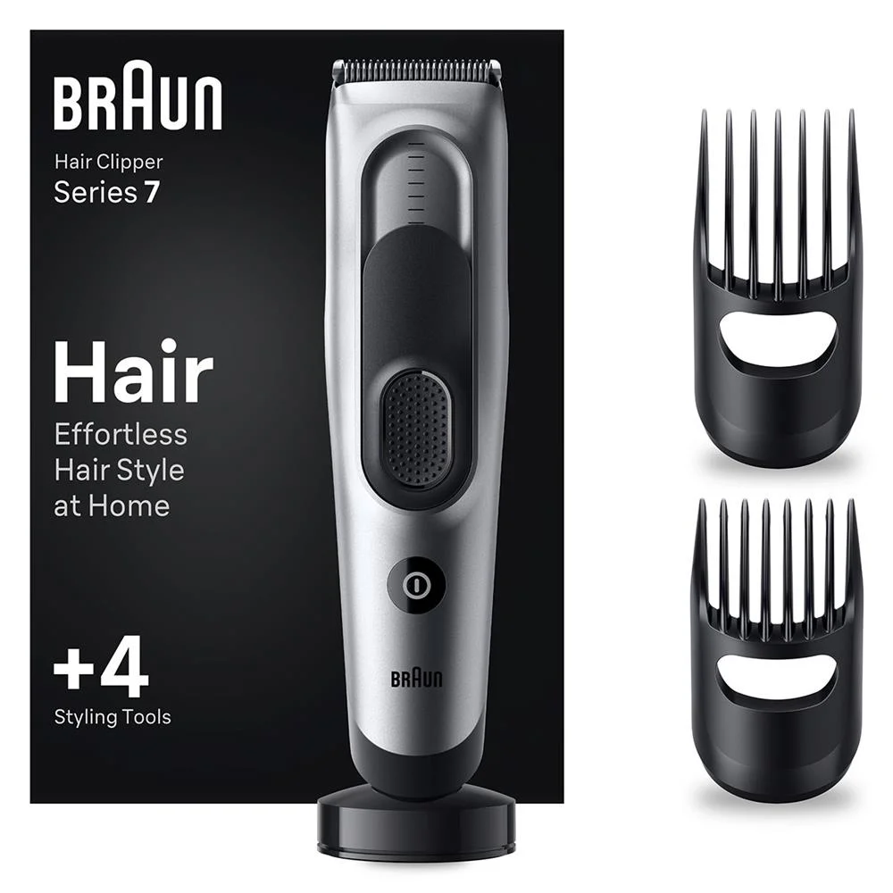Aparador de Cabelo-Máquina de Barbear Braun Hc7390 