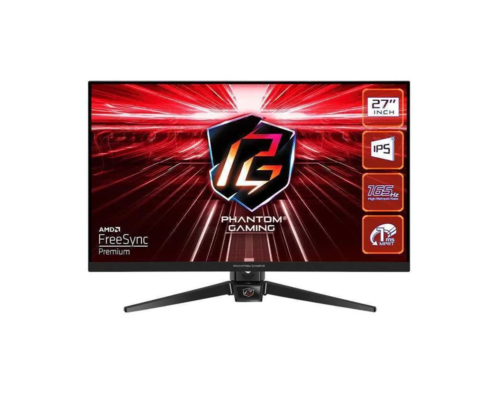 Monitor Ips 27p Asrock Pg27ff1a 165hz 1ms Fhd