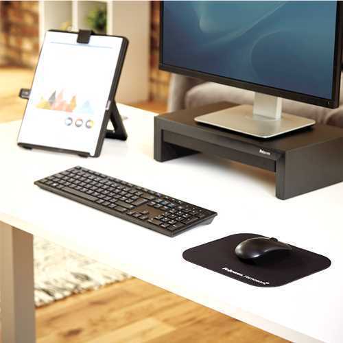 Fellowes Mauspad Microban 19,20x22,60cm              Schwarz