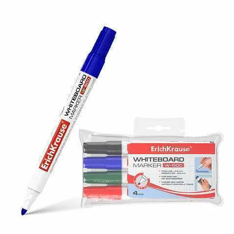 Blister 4 Marcadores de Pizarra W-500, Colores: N.