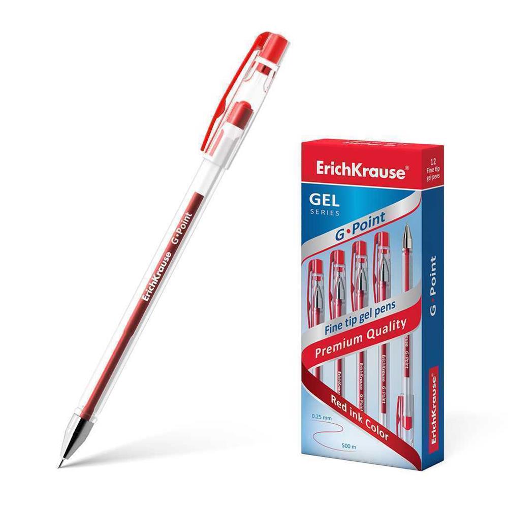 Erichkrause 17629 Caneta de Gel Superfina Vermelh.