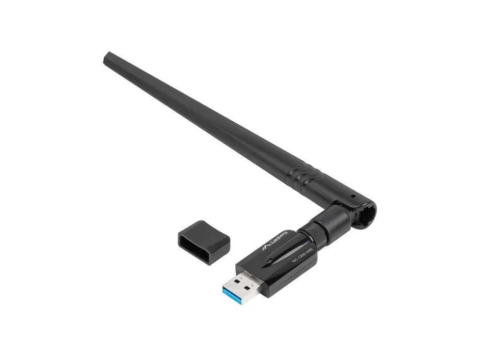Adaptador Red Lanberg Usb Wifi 1200 Mb/S Dual Ban.