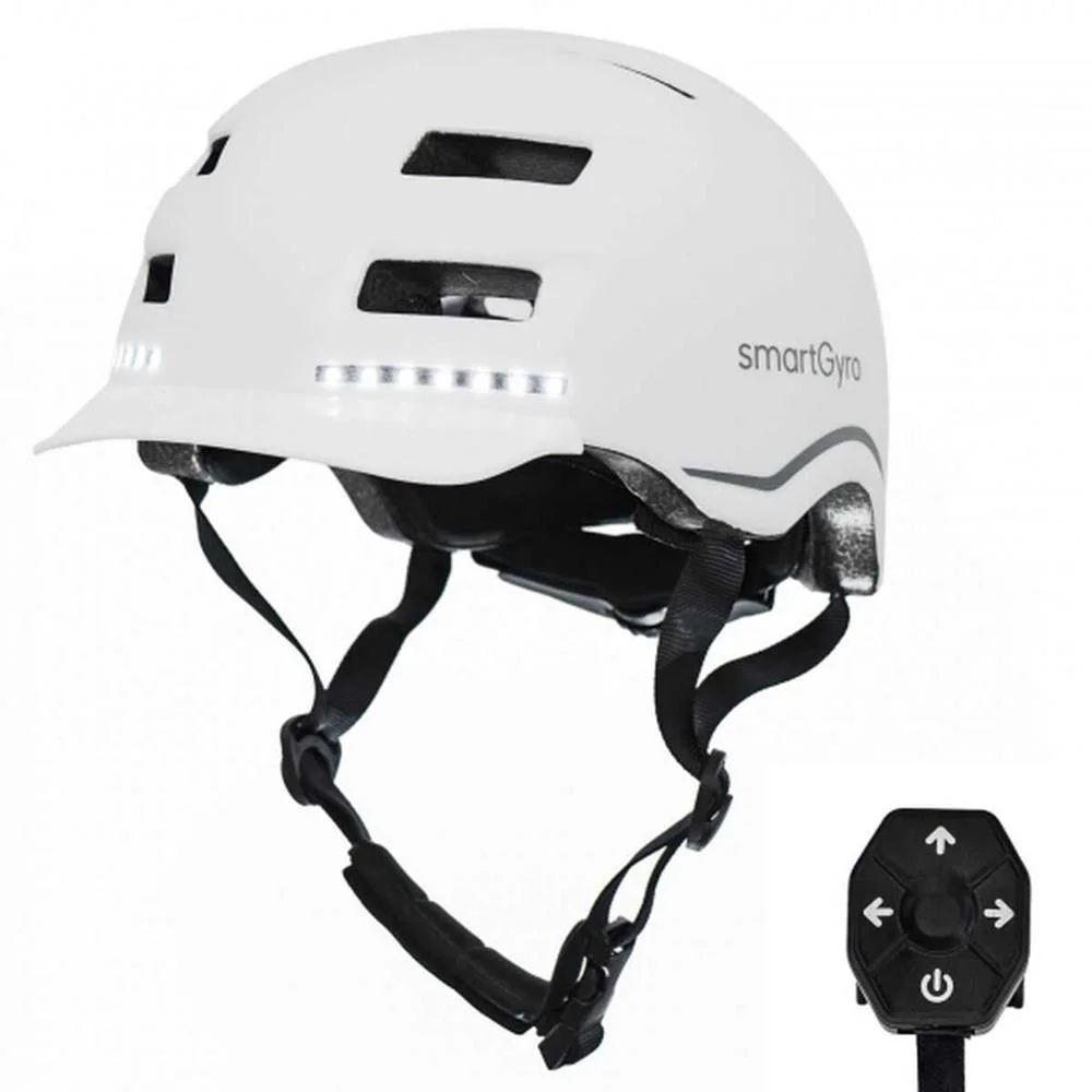 Capacete para Trotinete Elétrica Smartgyro Smart Max L Branco 