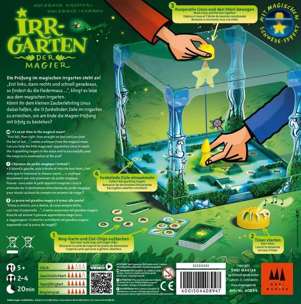 Irrgarten der Magier, Brettspiel