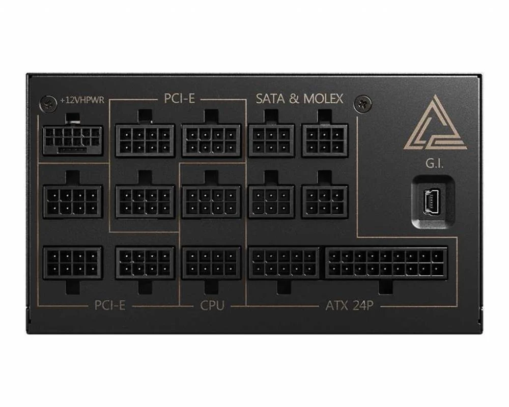 Msi Meg Ai1300p Pcie5 Fonte de Alimentação 1300 W.